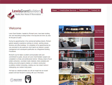 Tablet Screenshot of lewisgrantbuilders.com.au